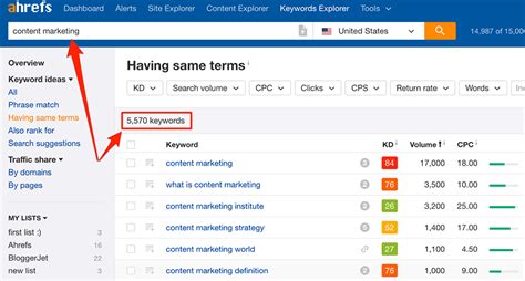 Keyword Research Tool by Ahrefs: Discover valuable keywords for any .